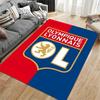 Olympique Lyonnais Logo Carpet suitable as a non-slip mat for the living room or bedroom sofa