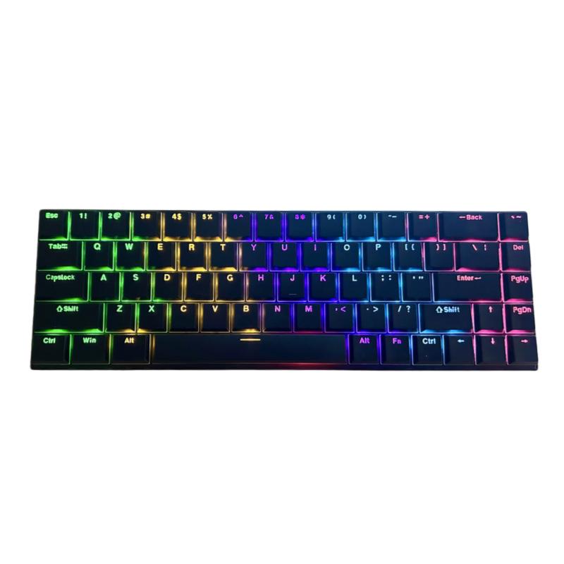 61-Key Wired Red Switch Mechanical Keyboard for Gaming and Office Use