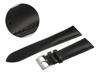 Pacific 18 Mm W07l Smooth Black Strap, Black Stitching