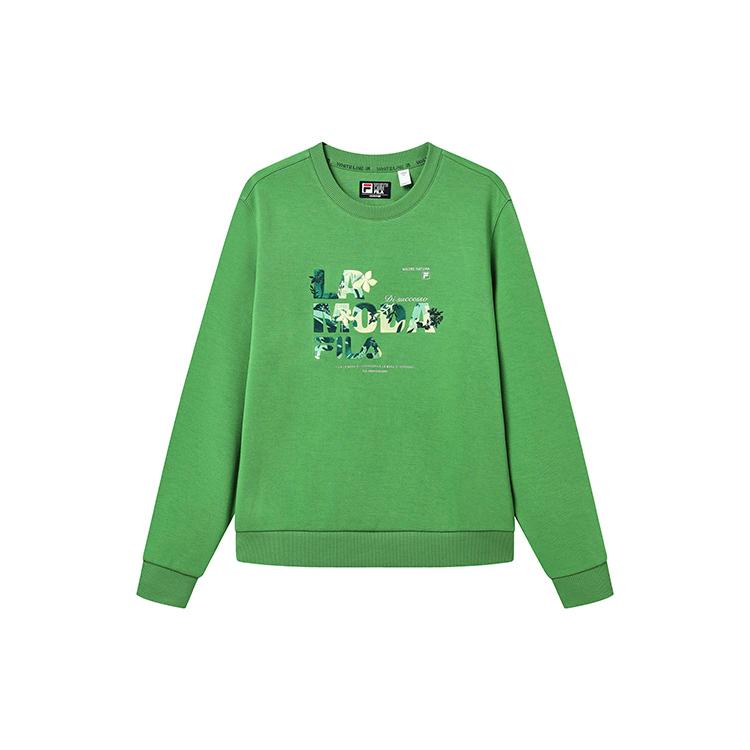 

New FILA Sweatshirts Women s Dark Green F11W248211F-GN M