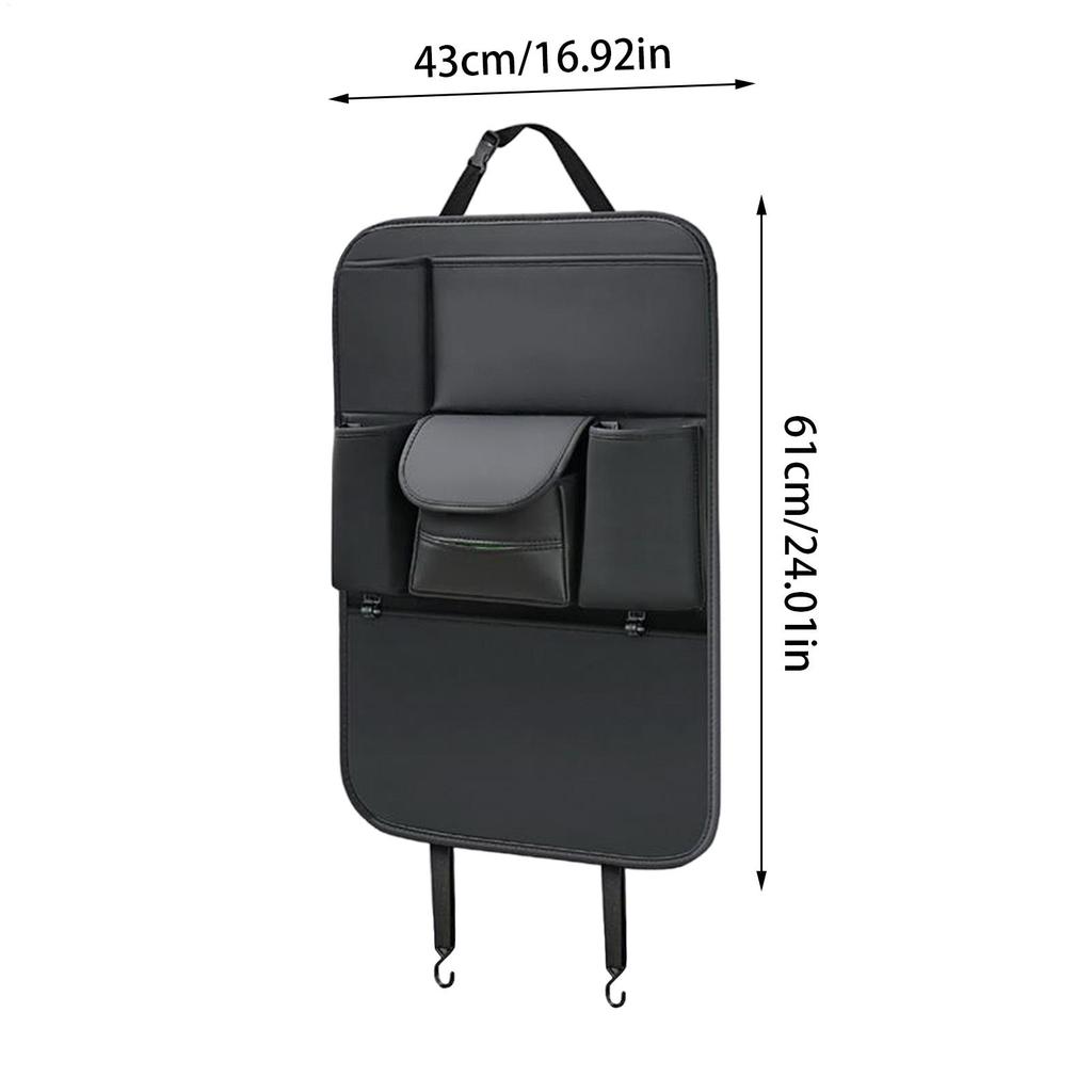 Back Seat Organizer Multifunctional Back Seat Protector Organizers Holder Convenient Container for Storage Auto Organization