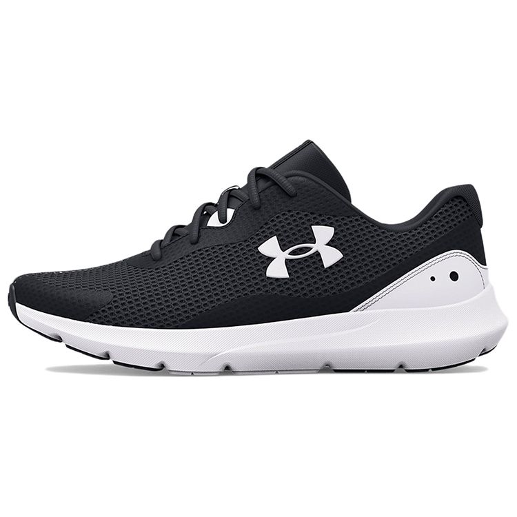 Мужские кроссовки Under Armour Surge 3 Черно-белые 3024883-001 44