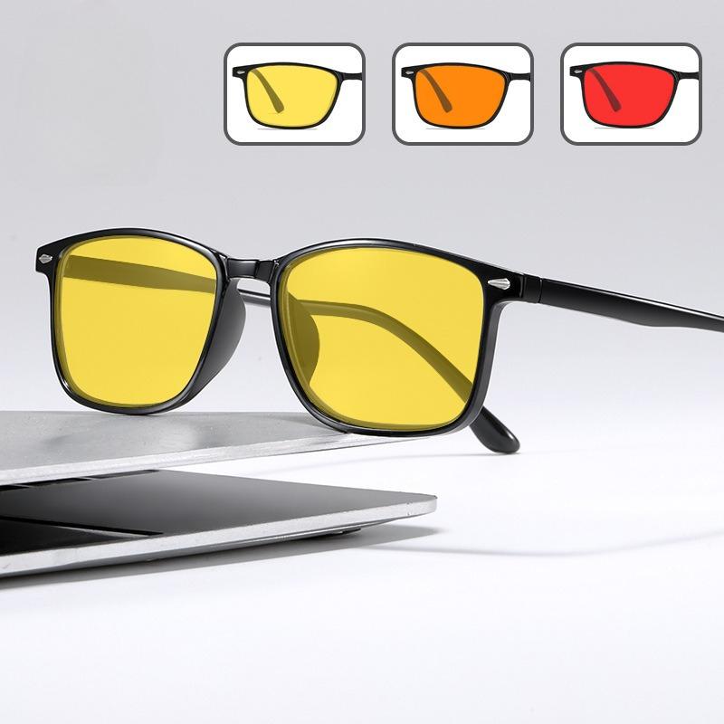 Blue Light Blocking Glasses for Watch Mobile Phones Play Computer Competitive Games Women's Style Orange or Red Lenses Goggles