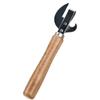 Dosenöffner mit Holzgriff, multifunktionaler Bierflaschenöffner, Dosenöffner, tragbar, ergonomisch, sicher, müheloses Küchengerät