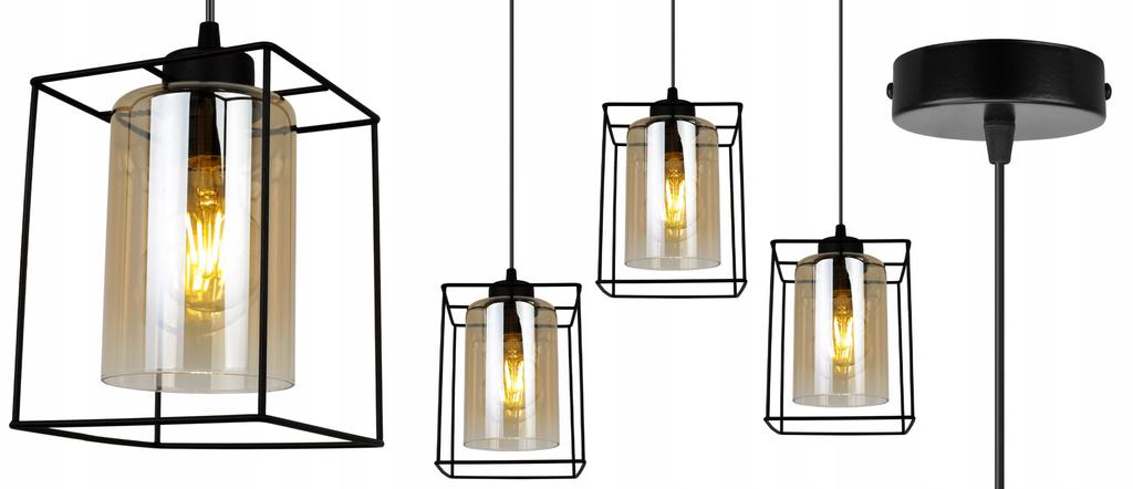 MODERN ELEGANT GLASS HANGING LAMP