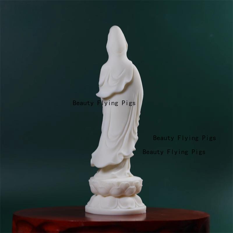 Ornamenti di Guanyin Frutto d'Avorio Statue di Buddha Cinesi Decorazione Soggiorno Casa Statua Decorativa Feng Shui Statue di Buddha da Venerare