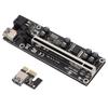 Riser-Adapterkarte 8 Excicon-Kondensatoren Mehrschichtige Abschirmung Festschnalle PCIE Riser 1x auf 16x