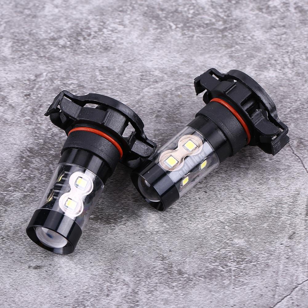 2 pcs H16 12V 24V 50W Car High Power Bright LED Fog Daytime Light Bulbs