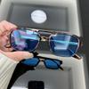 Square Vintage Sunglasses Women Brand Designer Leopard Sun Glasses Female Fashion Ocean Color Small Frame