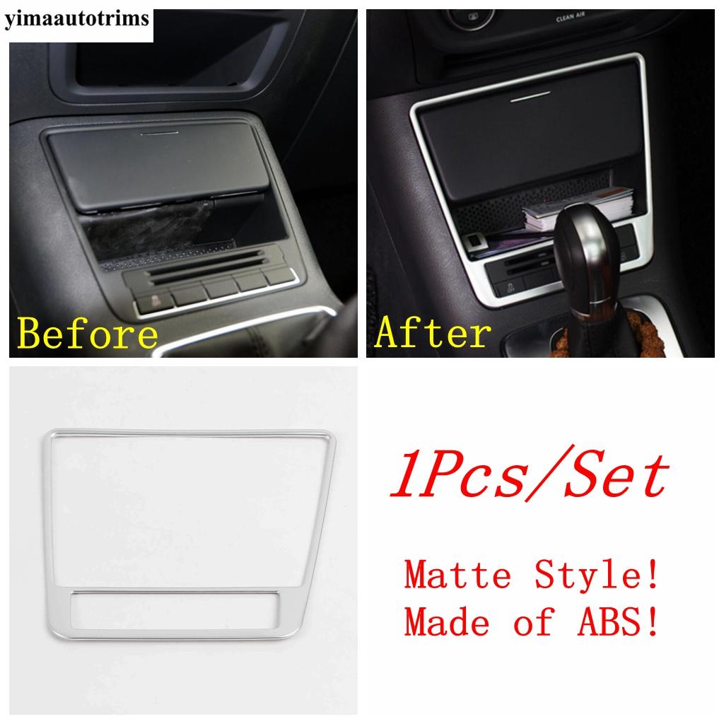 Car Dashboard Frame Central Control Air Vent Head Light Lamp Cover Trim ABS Accessories For Volkswagen VW Tiguan MK1 2008 - 2015