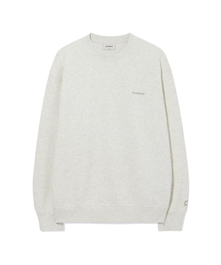 COVERNAT Small Authentic Sweatshirt Oatmeal