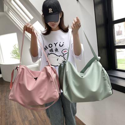 New Wet and Dry Separation Shoulder Fitness Bag Simple Underarm Fashion Luggage Bag Independent Shoe Compartment Yoga Bag