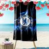 Chelsea F Print Beach Towel, Large Soft Quick Dry Towel for Beach Camping Swimming
