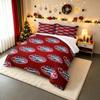 "FC Bayern Munich Logo Pattern Bedding Set - Bedding Set (1 Duvet Cover, 2 Pillowcases, Duvet Not Included) Sofas"