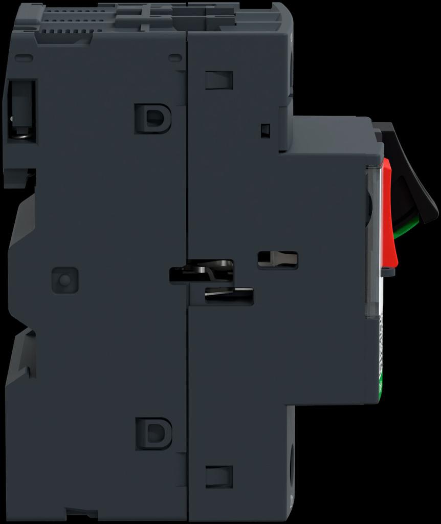 GV2ME motor circuit breaker, push-button drive, 0.63-1A, box terminals