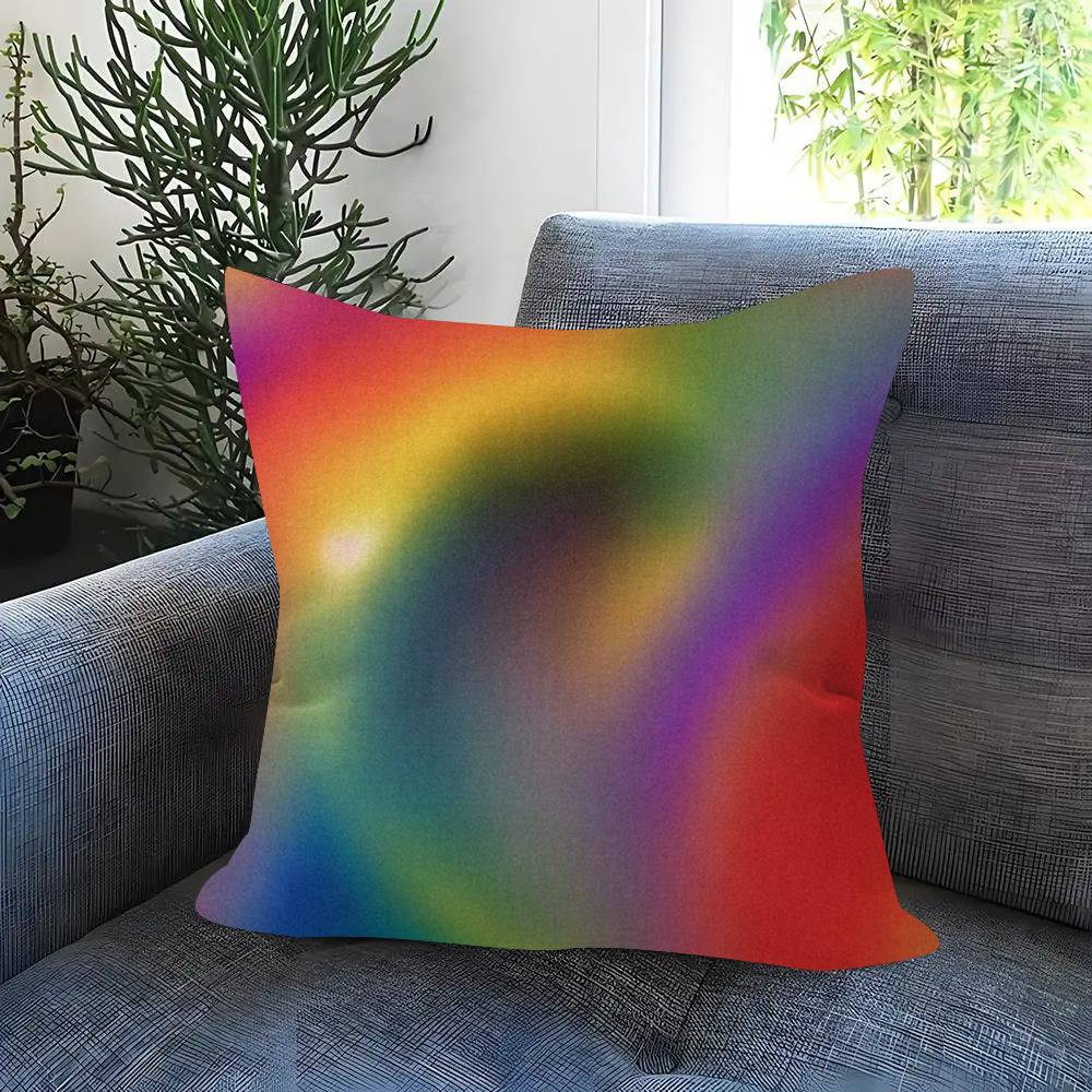 Gradient Halo Vintage   Cushion Cover Car Throw Pillow Case For Sofa Car Christmas Gift 40x40cm 45x45cm