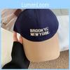 Blocked Color Fashion Baseball Cap With Letter Embroidery Design For Wear Daily