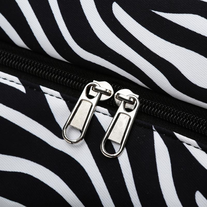 Large-capacity hand-held striped travel bag portable luggage storage bag for women's business handbag