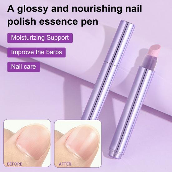 Cuticle Oil Pen with Ceramic Tip Dead Skin Remover Nail Care Pen Nutrition Moisturizing Hydrating Cuticle Oil And Ceramic Pusher Nail Treatment