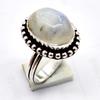 Moonstone Ethnic Handmade Ring Jewelry US Size-6.75 R 5721