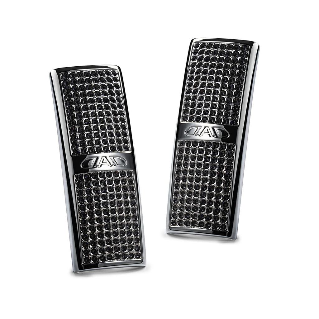 Garcons D.A.D Crystal Second Inner Handle Jet Hem (for Left and Right Set/Second Row)