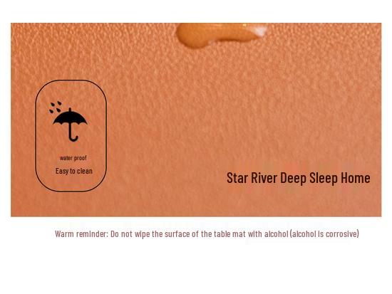 Großes einfarbiges Leder-Mauspad - Esports & Büro-Schreibtischmatte für Laptop und Tastatur