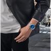 BUREI Men's Analog Quartz Watch Waterproof Casual Stainless Steel Band
