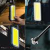 USB Rechargeable Magnetic Work Light with 360° Flexible Hose and Digital Display for Multifunctional Car Inspection