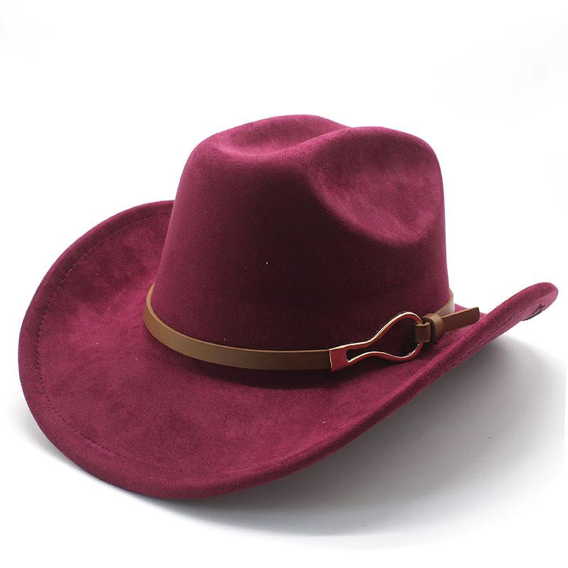 Knot Fedora Hat With Wool Blend Fabric For Winter Men Women Fashion