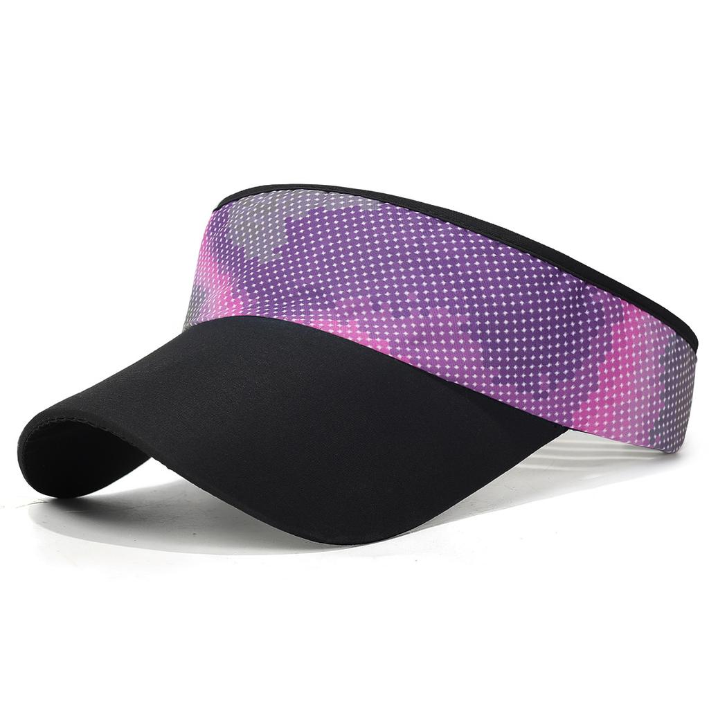 Summer Open-Top Hat With Digital Printing, High-Quality Solid Quick-Dry Sun Hat For Women, Running, Marathon, And Sports Hat