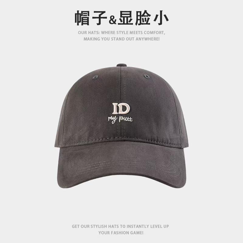 New Pure Cotton Baseball Cap, Wang Yibo's Same Style, Oversized Deep-top Duckbill Cap, Men's Sun Hat, Women's Sun Protection Hat