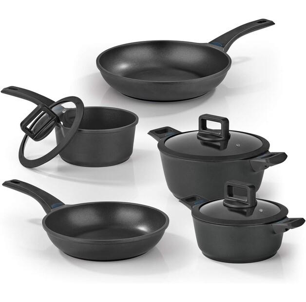 

Набор кастрюль и жаровен N8WERK, литой алюминий, 8 предметов (02602)