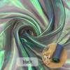 Seven-Color Iridescent Gauze Fabric for Costumes and Wedding Decor