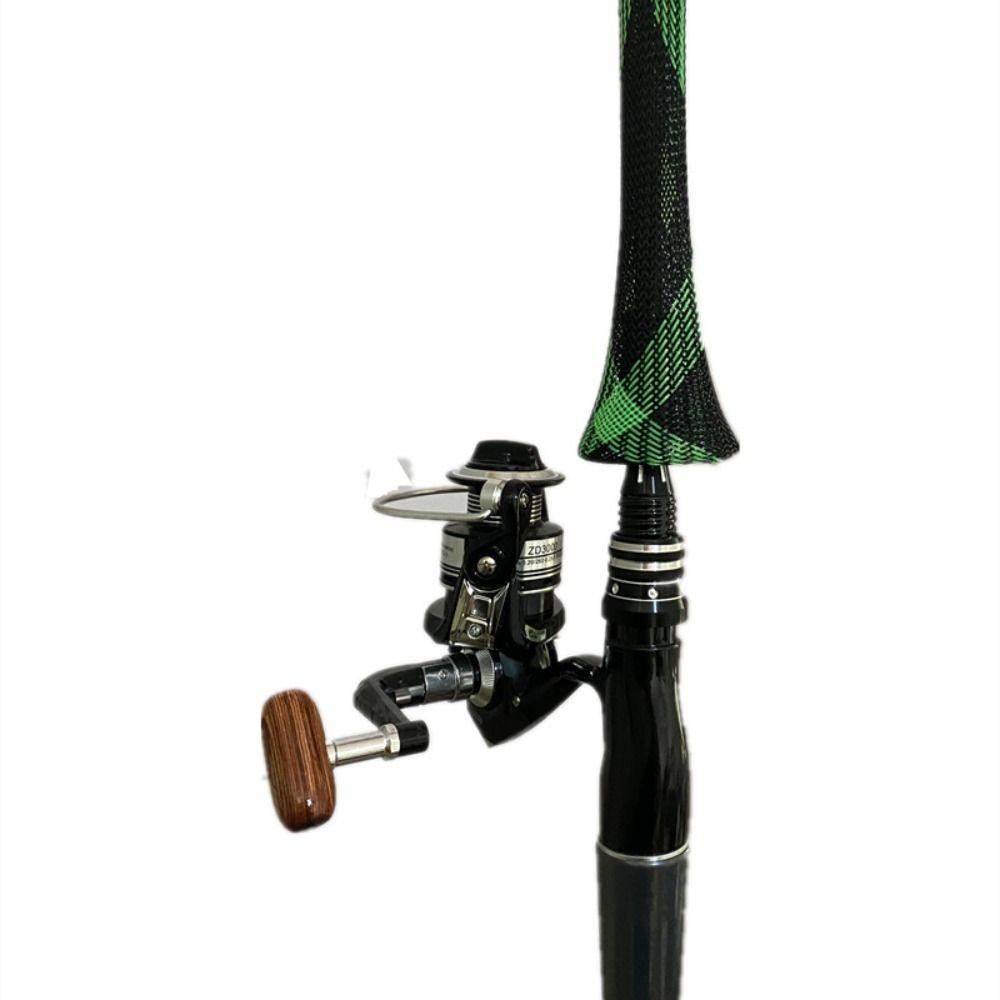 30mm*170cm Pole Sock Braided Mesh Protector Braided Mesh Spinning Rod Sleeve Telescopic Rod