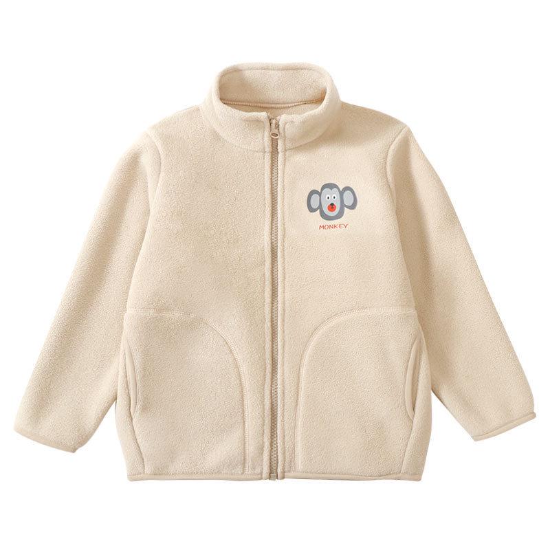Children's Autumn/Winter Fashion Fleece Top - Casual Big Kids' Clothing, Parent-Child School Uniform, Boys & Girls.