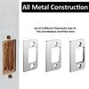 Three Different Thickness Door Strike Shim Plates Door Reinforcement Backplate  Residential Use