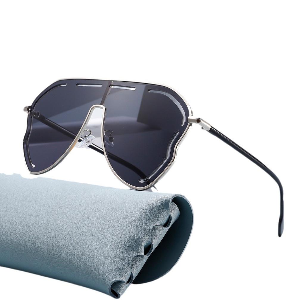 Einteilige hohle Sonnenbrille Sonnenbrille Trendy Sonnenbrille Frauen