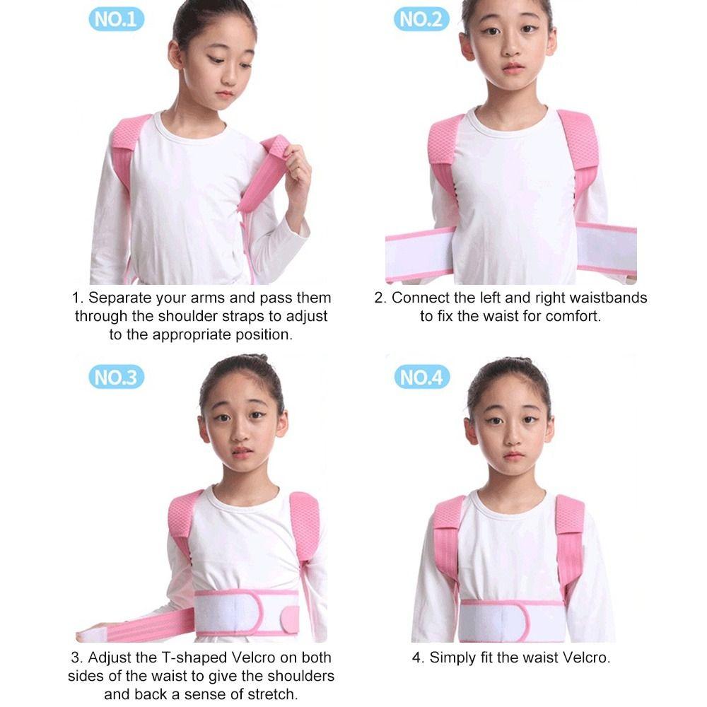Full Back Back Posture Corrector Polyester Back Brace Posture Corrector Back Straightener  Office