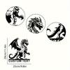 Customizable Dragon Metal Wall Art Classic Style Home Decor Gift