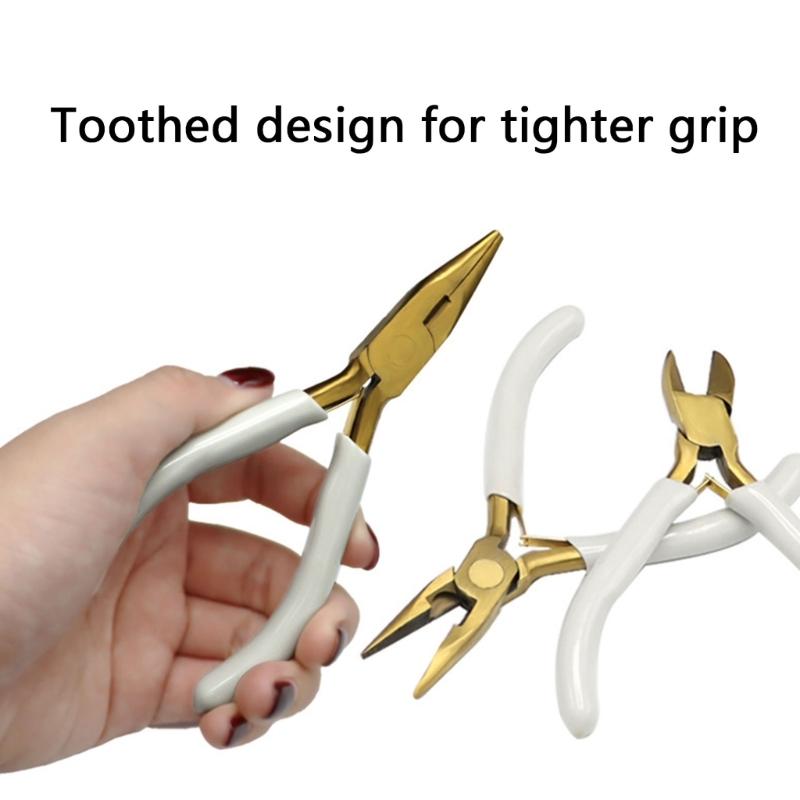 Needle Nose Plier Long Nose Plier for Jewelry Making Fishing Wire Wrapping Crafts Small Needle Nose Plier with Handle