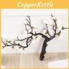 Potted Prunus Mume Simulation Artificial Flower Home Living Room Decoration