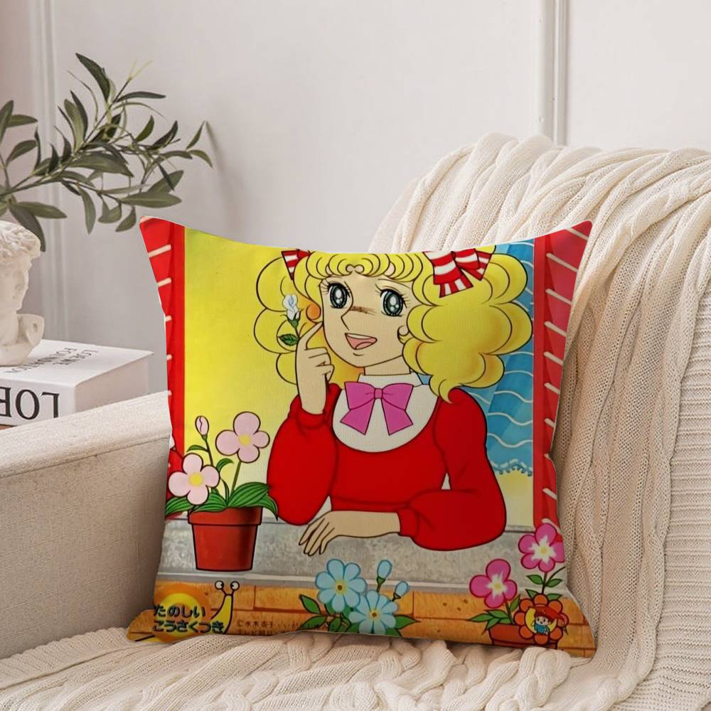 C-Candy Candy Anime Pillow Case Home Decor Throw For Sofa Bed Car Room Decor Gift Idea