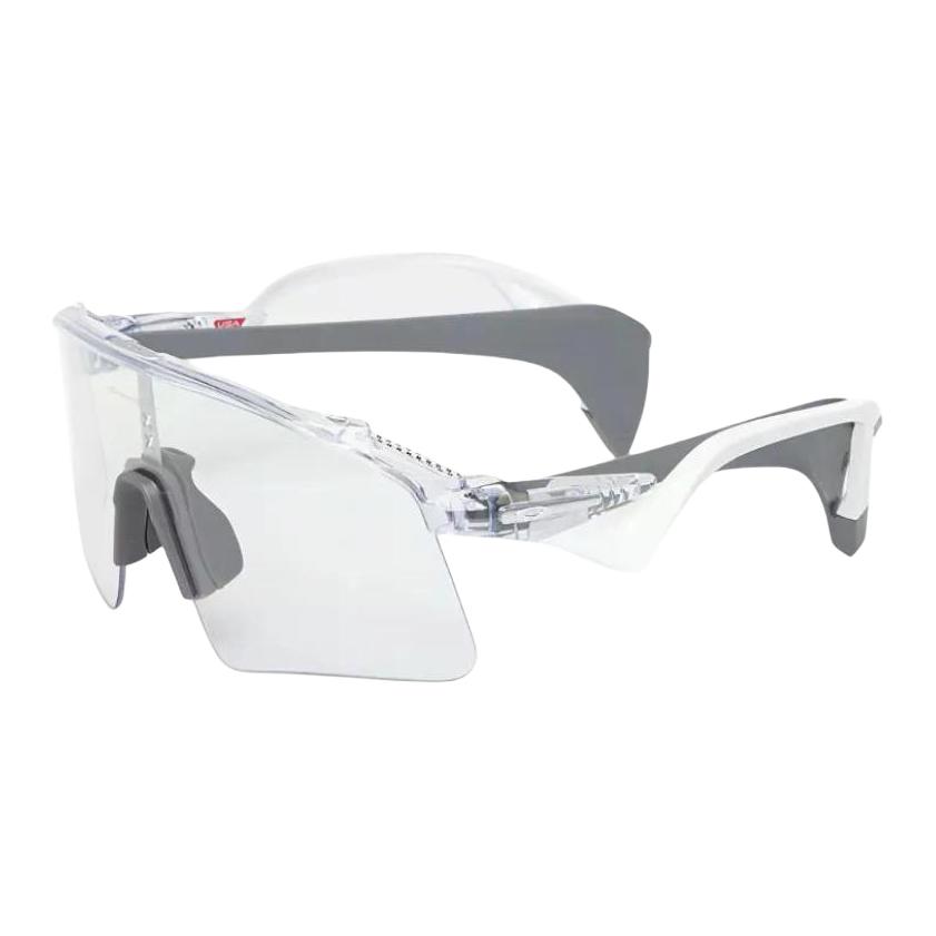 Oakley 3D Logo Plastic Irregular Sunglasses Men sunglasses White Gray 0OO9519-95190641 One Size,White/Gray