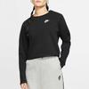 Nike Sportswear Tech Fleece Cropped Crew Sweatshirt Women Tops Black BV3452-010