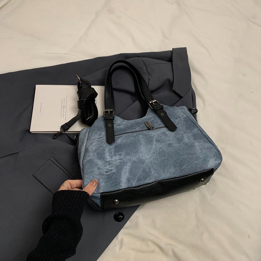 Small Pockets Design PU Leather Underarm Bags for Women 2024 Winter Y2K New Trend Fashion Shoulder Tote Bag Handbags