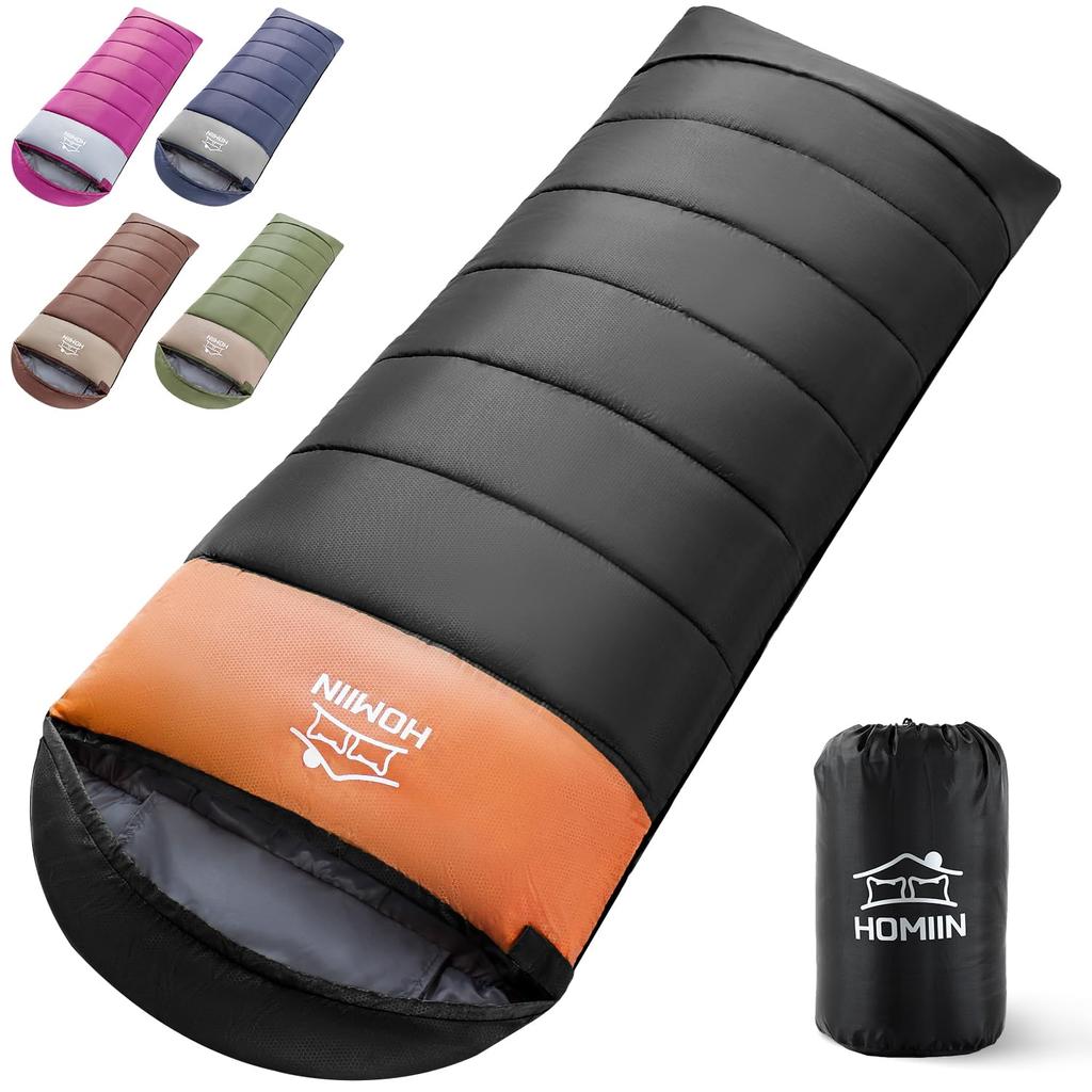Homiin Sleeping Bag for Winter and Insulation for the Includes Lightweight and or Easy to Warm and Comfortable Temperature Range from to to Perfect