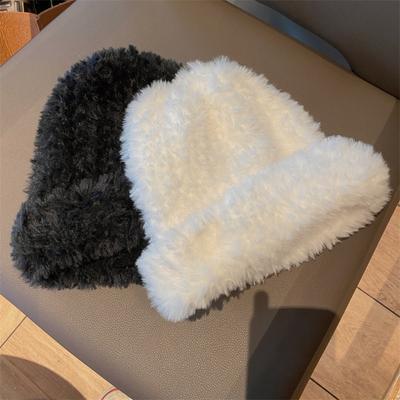 New Women's Autumn and Winter Thickened Warm Imitation Fur Ear Protection Knitted Hat Beanie