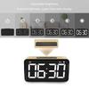 Large LED Display Digital Clock with Snooze Function 12/24Hr Bedroom Clock