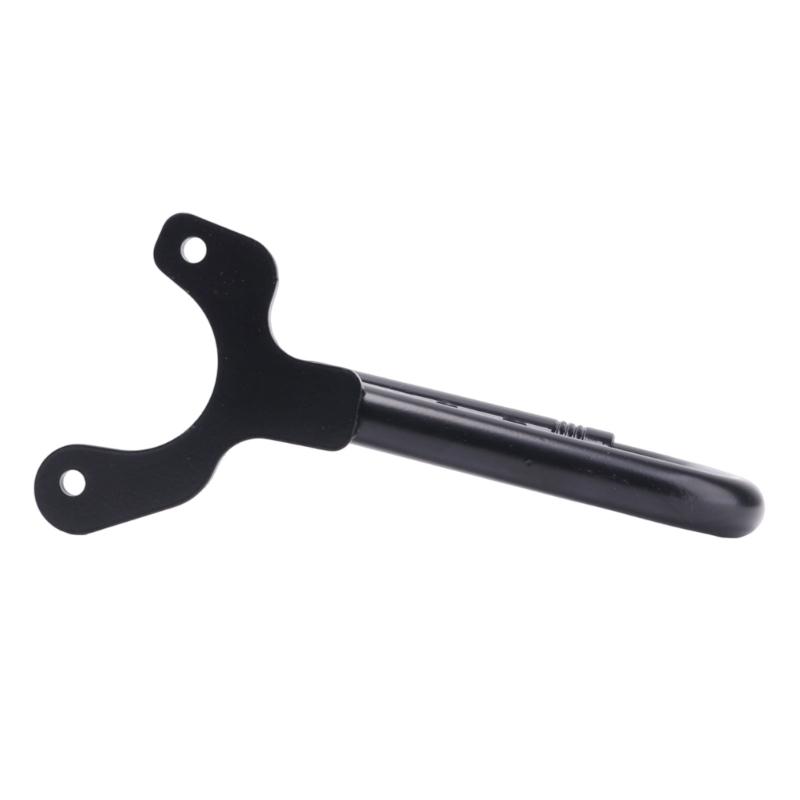 Wrapped Grip Vehicle Grab Handle for the Specified Front Cabin Position, Bent Tubular Metal Handhold with Two-Hole Mounting Plate for Entry and Exit