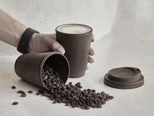 AirX COFFEE ToGo CUP | Tumbler | Bioplastic Cup Made from Coffee Grounds | AirX Logo